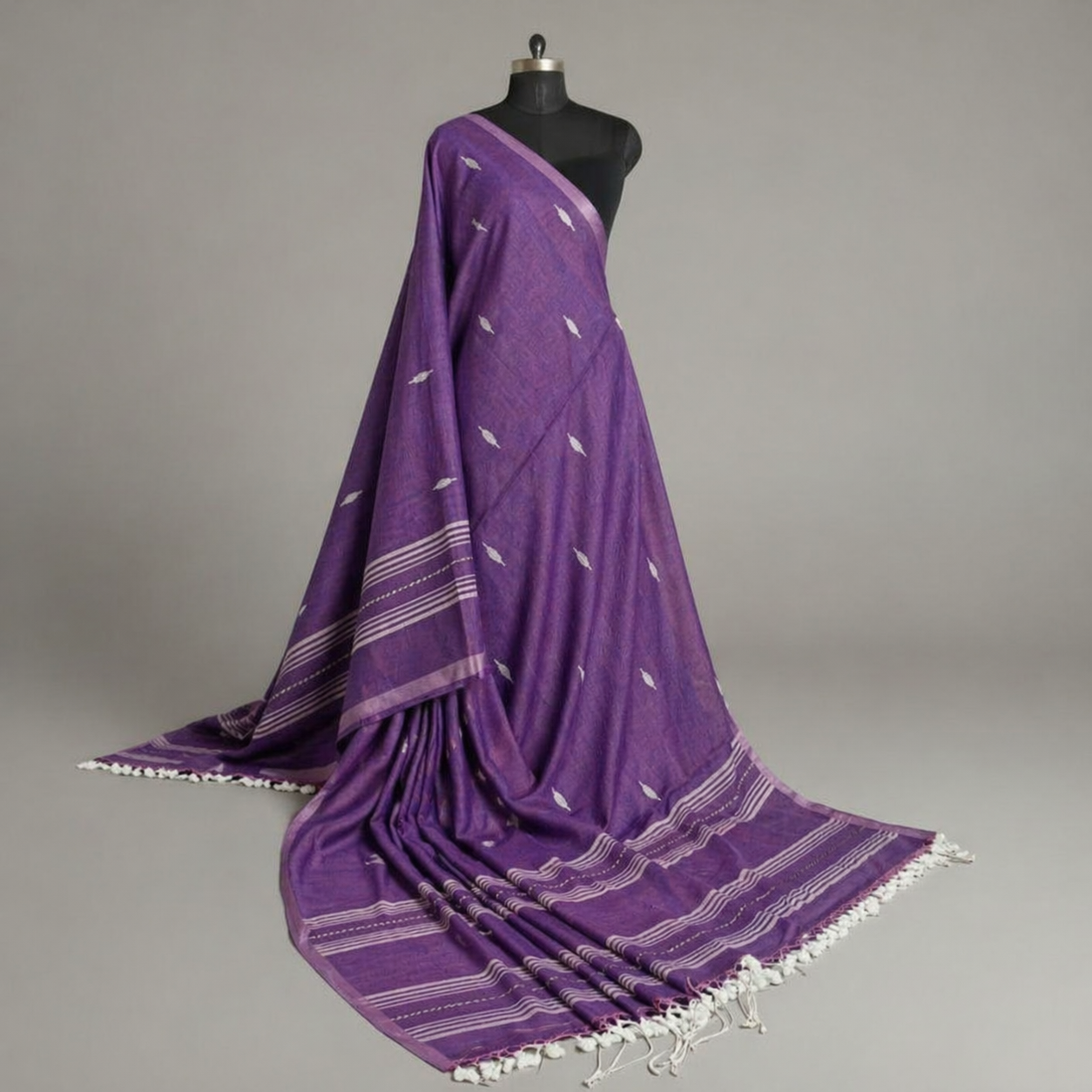 Purple Muse Woven Cotton Saree