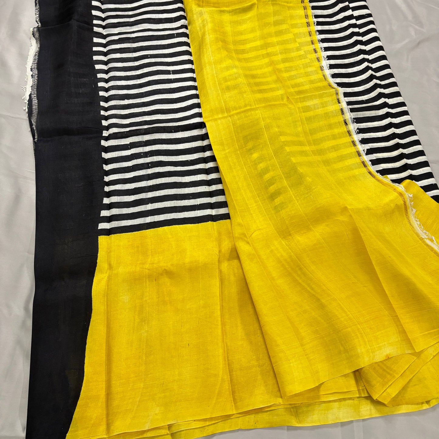 Sunlit Noir Pure Silk Saree