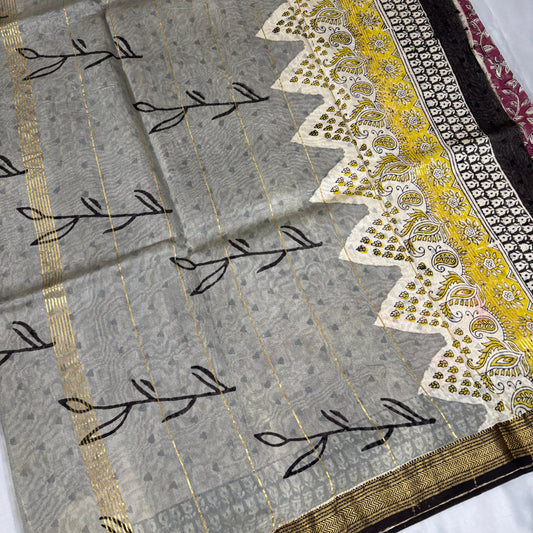 Rosy Dusk Maheswari Silk Saree