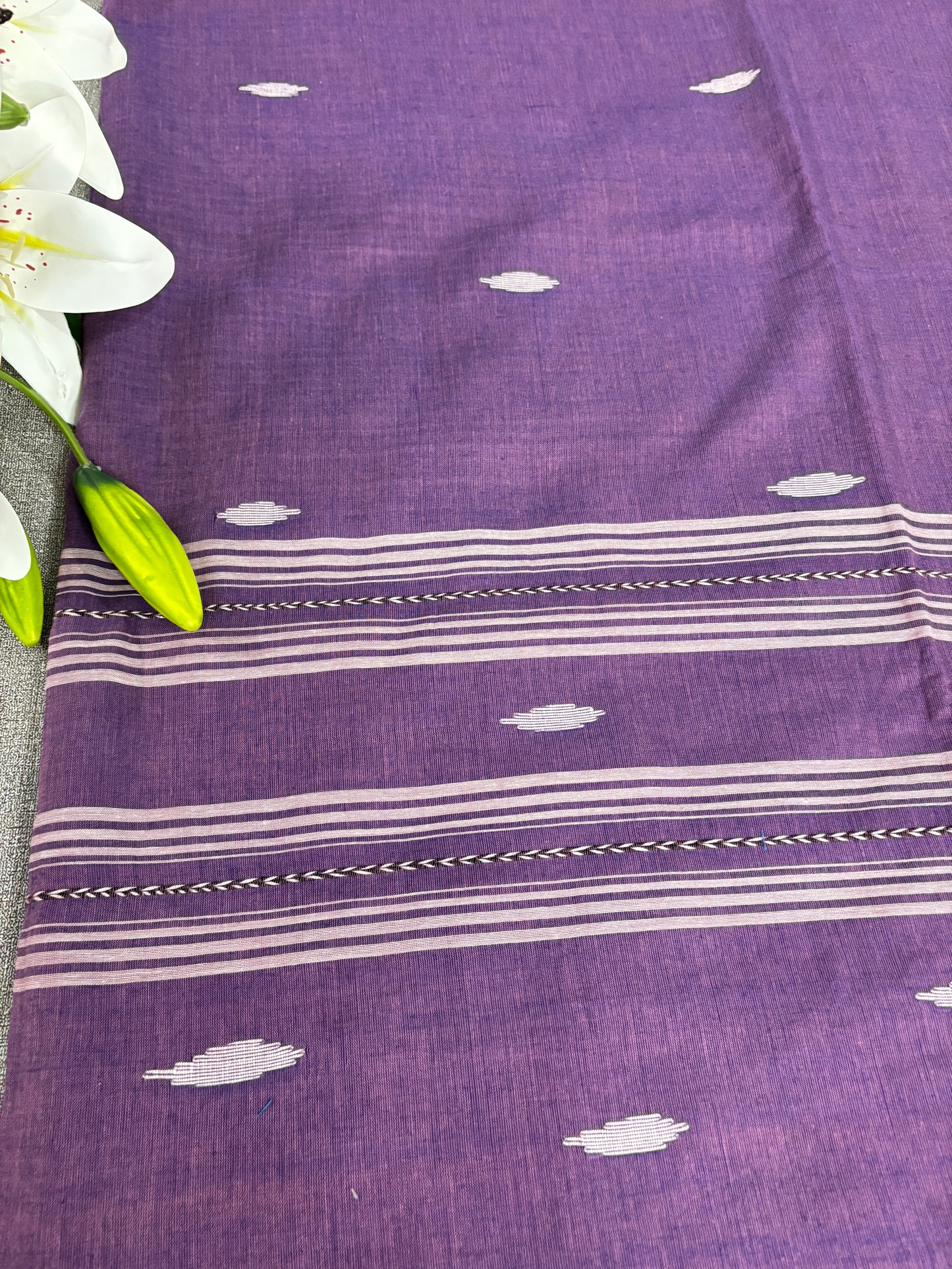 Purple Muse Woven Cotton Saree