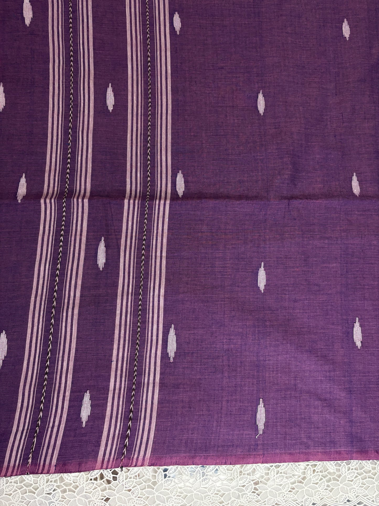 Purple Muse Woven Cotton Saree