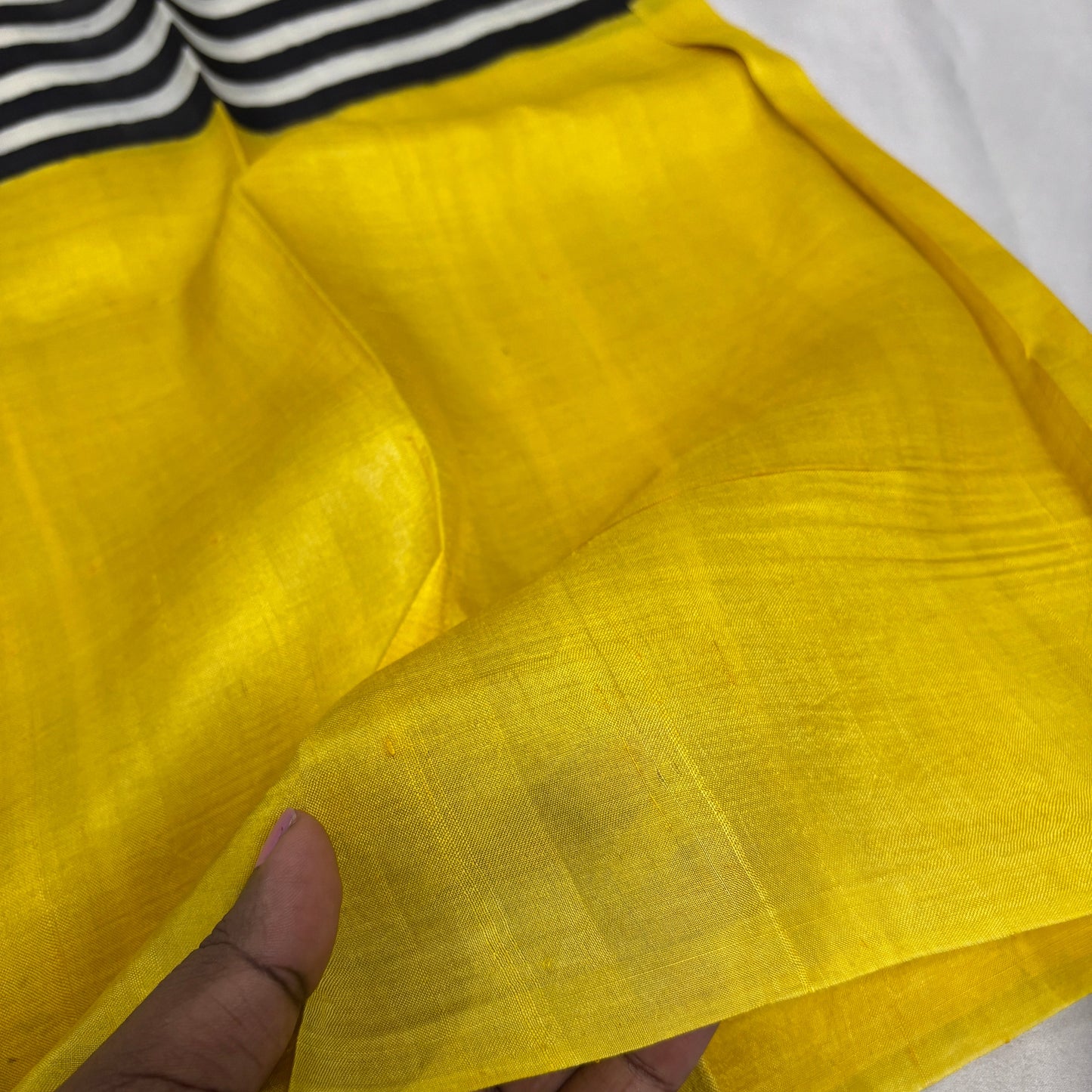 Sunlit Noir Pure Silk Saree