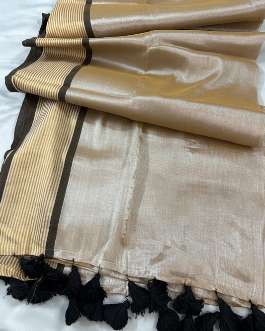 Rosé Linea Tissue Cotton Saree