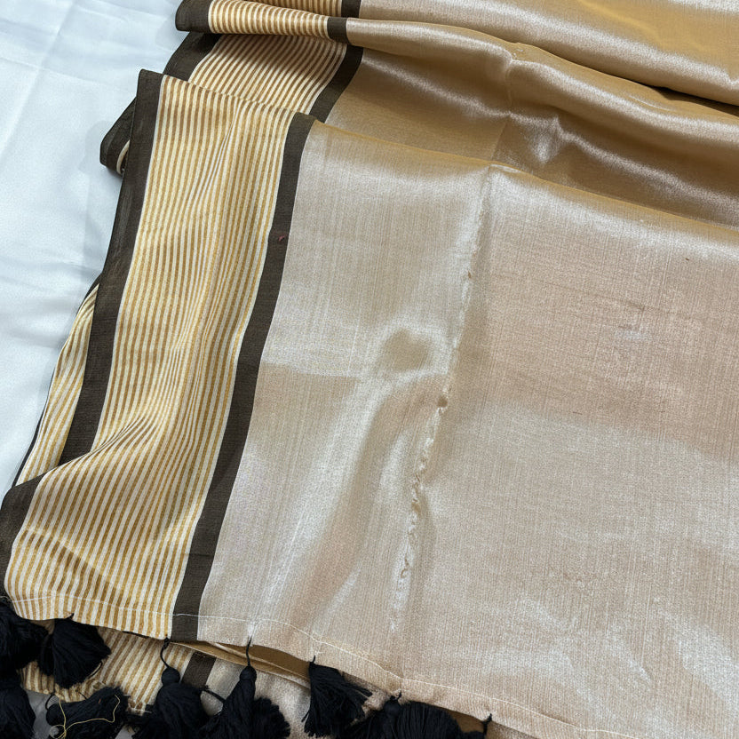 Rosé Linea Tissue Cotton Saree