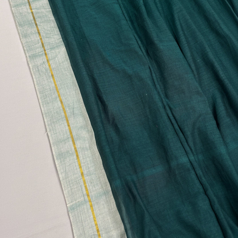 Moss Veil Mul Cotton Saree