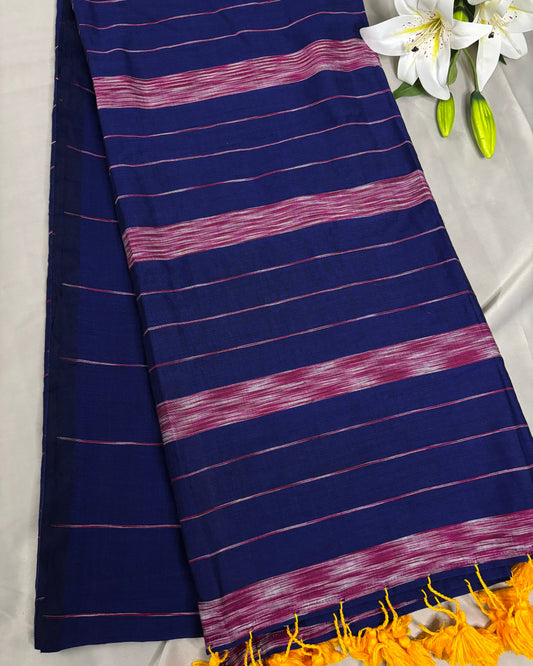 Neel Royale Khadi Cotton Saree