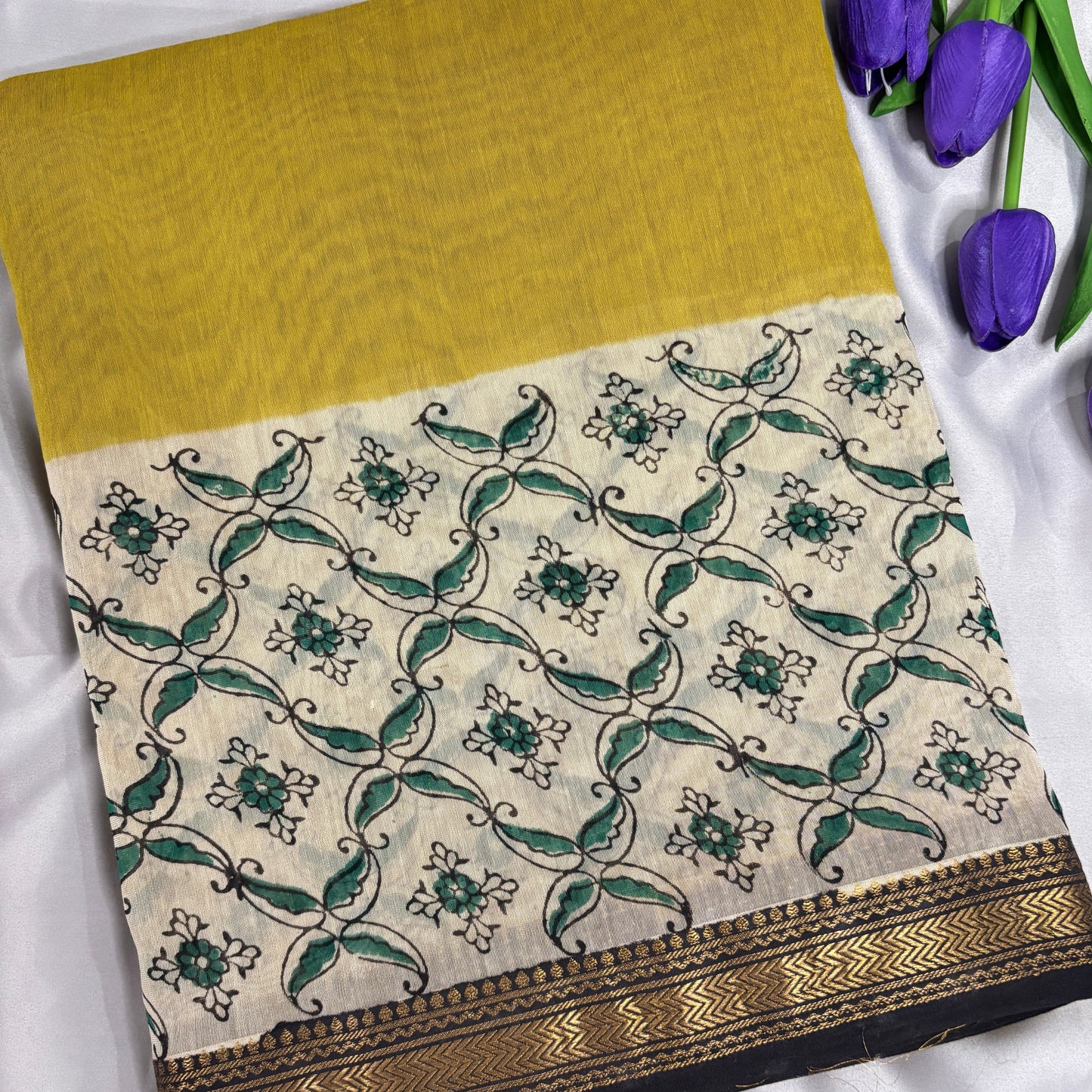 Sunlit Veda Maheswari Silk Saree