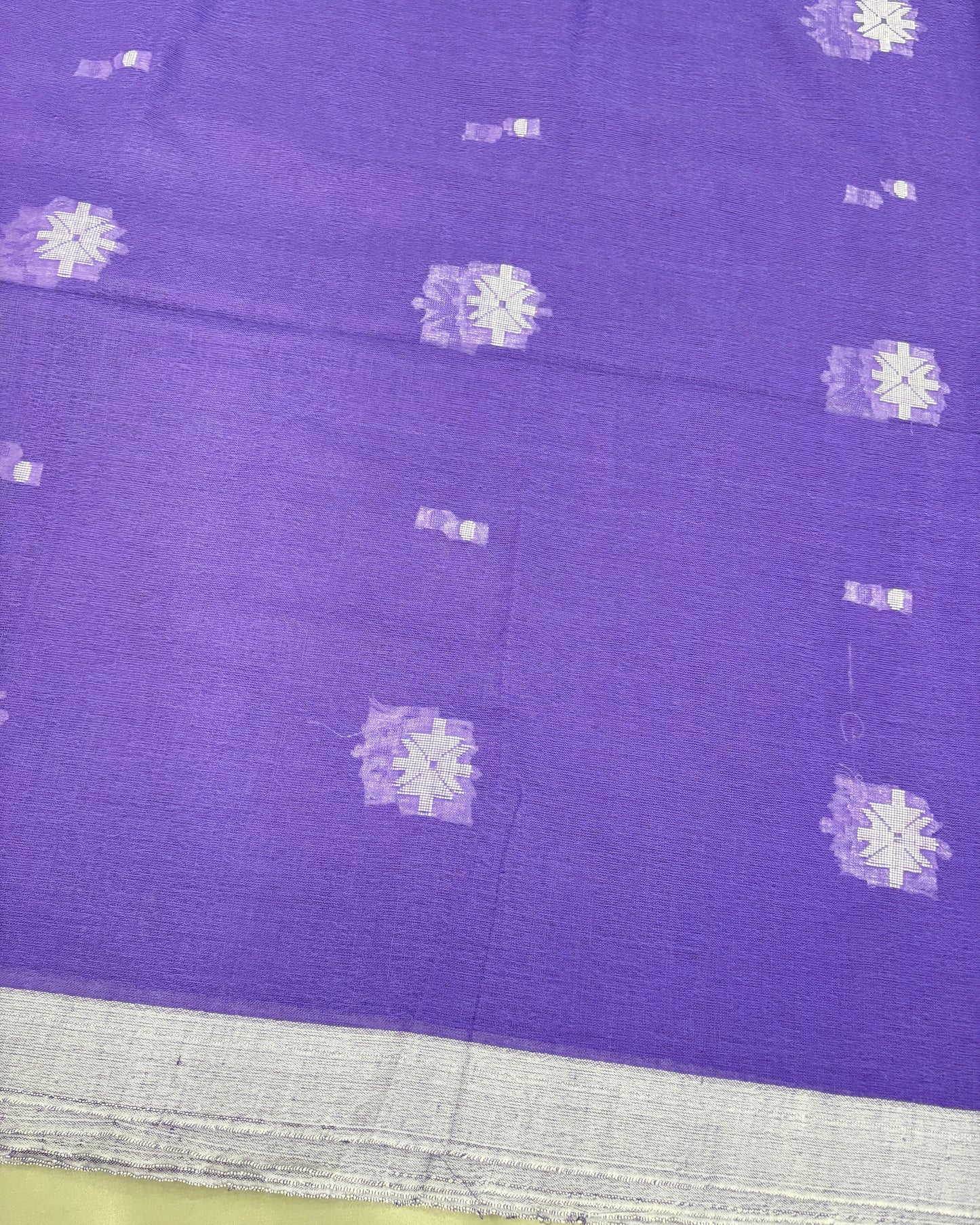 Lavender Grace Pure Cotton Saree